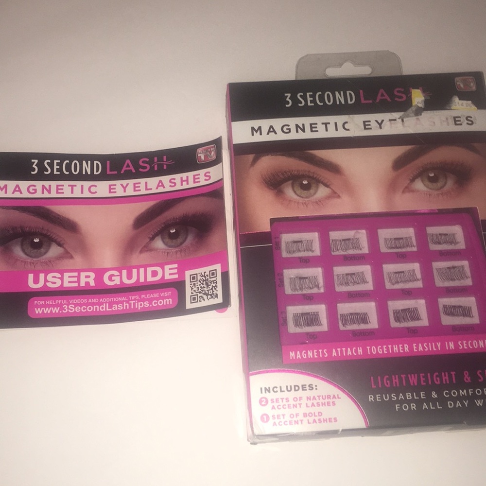 Magnetic eyelashes as seen on TV